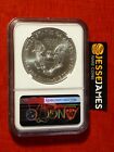 2017 W Burnished Silver Eagle Ngc Ms70 Kenneth Bresset Hand Signed Redbook Label