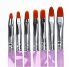7 Nail Art Brush Set     Acrylic Gel Polish Painting   Drawing Pens For Manicure