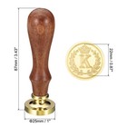 Alphabet K Wax Seal Stamp Initial Letter Sealing Wax Stamp Retro  Style 4