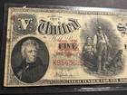1907  5 United States Note Wood Chopper     Circulated      