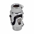 3 4  36 Spline X 3 4  Dd Steering Universal Joint Chrome Single U Joint Shaft