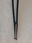 Vintage Wt Sterling Silver Turquoise Bolo Tie Western Southwestern Mens