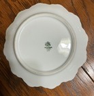 Malmaison Bavaria Scalloped Edged Plate With Pink Roses And Blue Violets