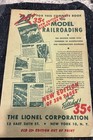 Vintage Mint Lionel Postwar  how To Operate Trains accessories  Manual - 1951