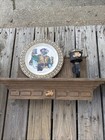  2  Extremely Rare Vintage Falstaff Beer Bar Lighted Signs Mantle Style Htf Old