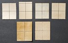 Philippines 1898-99 Stamp Lot Of 6 Aguinaldo Revolutionary Govt Blocks Of 4