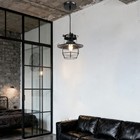 Pendant Light Vintage Hanging Cage Lighting Fixture Industrial Loft Ceiling Lamp
