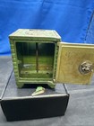 Antique National Safe Coin Piggy Bank Cast Iron B4b