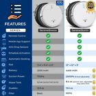 Pure Clean Smart Vacuum Cleaner - Automatic Robot Cleaning Vacuum W  App Control