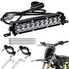 Dirt Bike Led Lightbar Kit 60w 2500lm  Plug   Play 7 8    Handlebar Light Bar