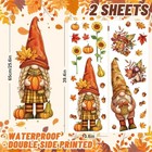 Extra Large Gnome Window Clings  Double Sided Fall