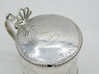 George Iii Sterling Silver Labelled  mustard  Pot Antique 1765 London