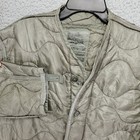 M65 Field Jacket Liner Men s L Cold Weather Coat Insert Green Quilted Y2k Vtg 04