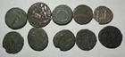 Ancient Roman Empire Lot Of 10 Bronze Coins  20