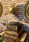 Antique Hmv Gramophone Fully Functional Working Phonograph  Win-up Record Player