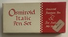 Osmiroid Italic Pen Set For Lefthanders Six Italic Nib Units Vintage