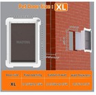 Xl 3-flap Dog Door For Wall Energy-efficient Insulated Pet Door Lock New  so 