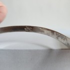 Vintage Taxco Mexico Sterling Silver Bangle Bracelet   Hallmarked 925   Classic