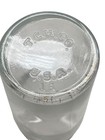 Vintage T c w  Co  Clear Glass Apothecary Bottle With Frosted Plastic Stopper