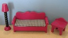 Barbie Doll Toys Wood Dollhouse Kidkraft Kid Kraft Furniture Bath Kitchen Sofa  