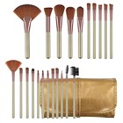22 Pcs Pro Makeup Brush Set Soft   Dense Bristles With Cosmetic Case Bag 