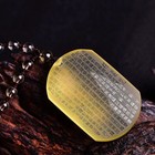 Yellow Citrine Pendant Amulet Necklace Scripture Engraved Unisex Crystal Jewelry