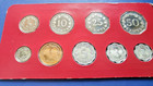 1977 Malta Proof Set Of 9 Coins In Original Mint Sealed Pack