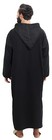 Moroccan Men Winter Jelaba Jellaba Caftan Kaftan Hooded Cotton Robe Black