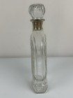 Vintage Schenley Whiskey Liquor Embossed Glass Bottle Decanter Stopper Cork Top