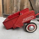 Original Vintage 1960   s Murray Pedal Car Dump Trac Trailer Wagon Cart Rare