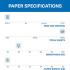 Hammermill Copy Plus 8 5  X 11  Printer Paper  20 Lbs 92 Brightness 5000 Sheets