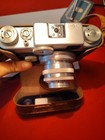 Argus C4 Vintage Camera In Leather Case  Appears In  Working Order   22