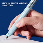 Retractable Fountain Pen Fine Nib Ef Tip Set 5 Ink Cartridges Calligraphy School