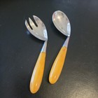 Vintage 1940s Napier Bakelite Child s Fork Spoon Set Silverware