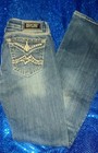 Miss Me Jeans Womans Size W27 l35 Blue Denim Boot Cut Made For The Buckle