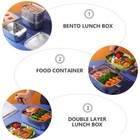 Stainless Steel Lunch Box Bento Simple Food Container Lunchbox