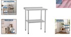 Stainless Steel Prep Table 24x30 Inches Commercial Kitchen Restaurant Garage
