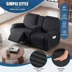 Futon Sofa Full Size Sleeper Couch Recliner Living Room Loveseat Slipcover
