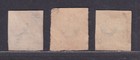 Netherlands Scott 1-3 Used 1852 King William Iii Imperf Stamps Scv  192 50