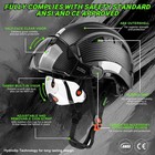Safety Hard Hat With Tinted   Clear Visor Vented Construction Helmet Cascos De C