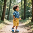 Toddler Boys Light Up Shoes Led Flashing Running Sneakers For Toddler Blue 6