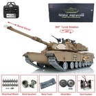1 16 Henglong M1a2 Abrams Ir Rc Tank 3918 360  turrel Barrel Recoil Metal Tracks