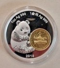 2018 China Philadelphia Worlds Fair Of Money Show Panda 1 Oz Silver Proof Medal 