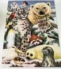 Discontinued   Rare 2003 Arctic Friends White Mountain Puzzle  complete 