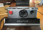 Vintage Polaroid Sx-70  Folding Land Camera Instant Film W  Leather Case-tested