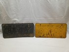 Vintage 1938   1939 New York Worlds Fair Commemorative License Plate  9a-218