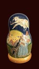 Adorable Nursury Rhyme Themed Hand Painted Russian Nesting Matryoshka Dolls