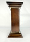 Desktop Wood Turning Clock Photo Frame Bombay Company Aa Battery Taiwan Vtg 90s