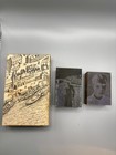 Pair Antique Letter Printing Press Photo Plate Portrait Wood   Copper Negatives