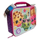 Thermos Soft Lunch Box Kit  Shopkins Anitmicrobial Pvc Free 9 X 7 5 Inch Zipper